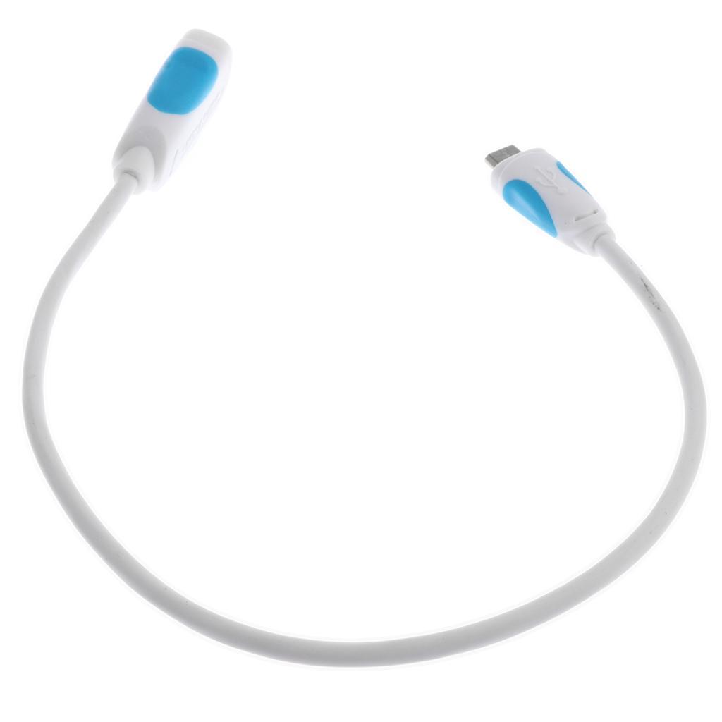 Micro USB Male to USB Female Converter OTG Adapter Cable Cord 25cm