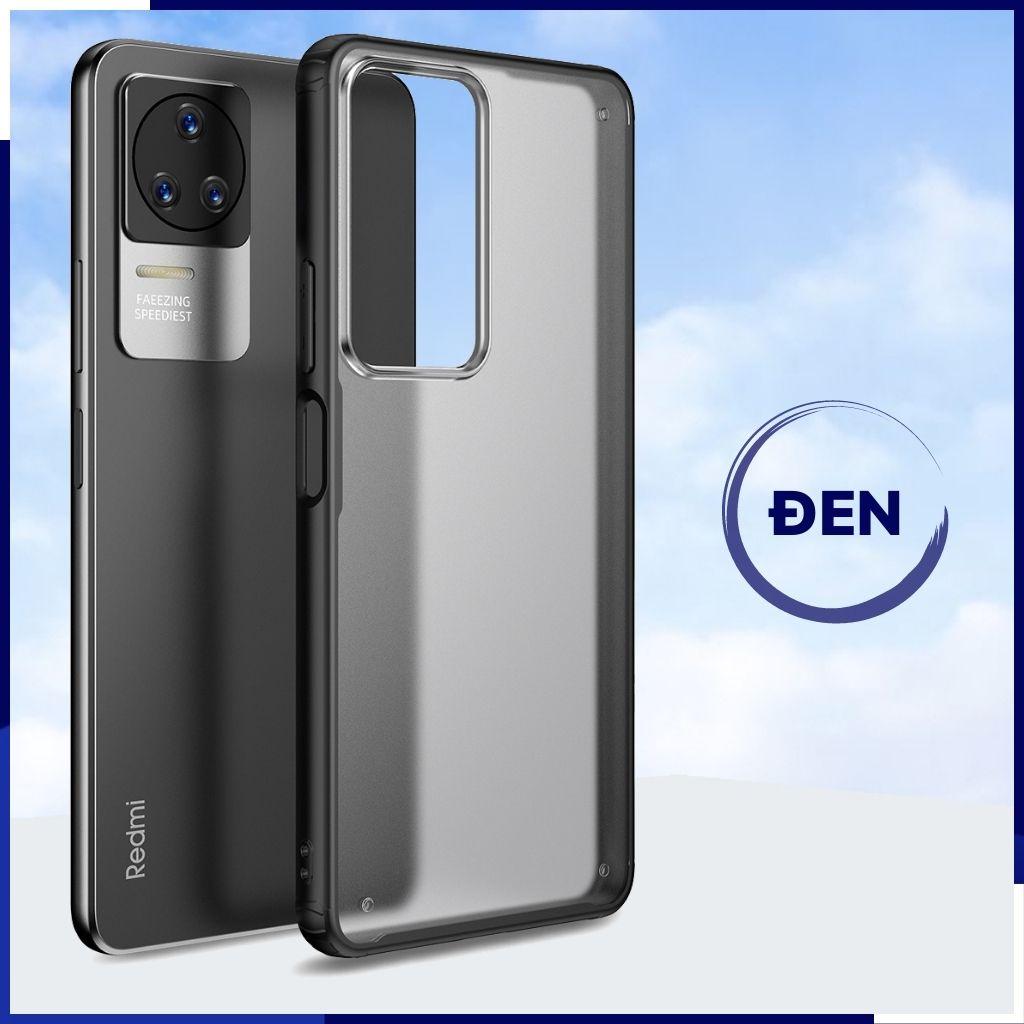 Ốp lưng redmi k50, k50 pro chống sốc bảo vệ camera chống vân tay nhám viền màu ver 2 phụ kiện điện thoại huỳnh tân store