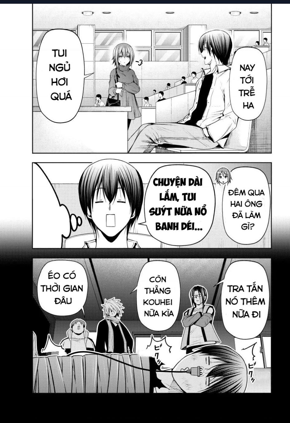 cô gái thích lặn - grand blue chapter 99 10