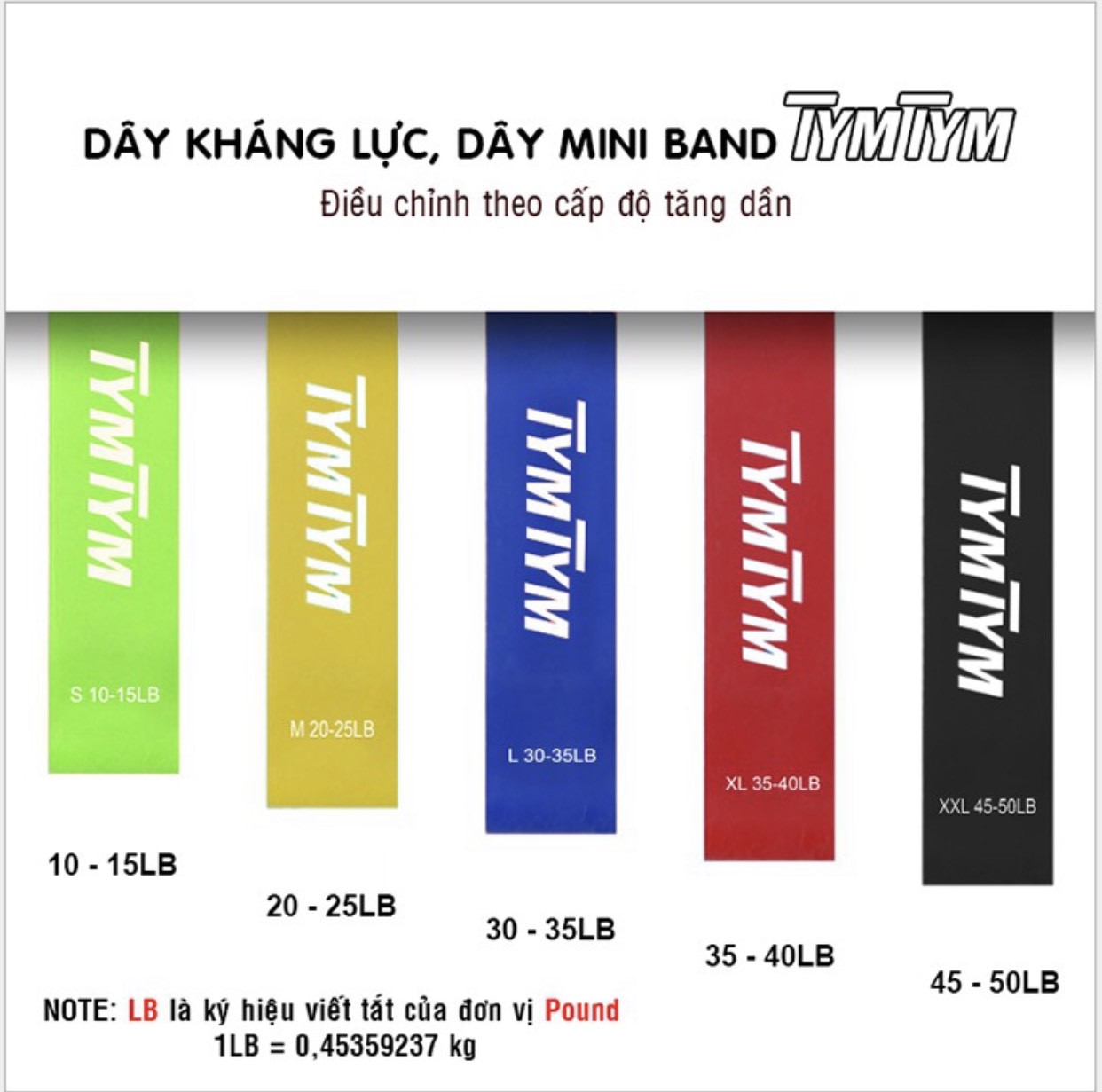 Dây mini Band PK5105, Kháng lực tập chân mông , phụ kiện gym chính hãng, dây kháng lực tập đùi