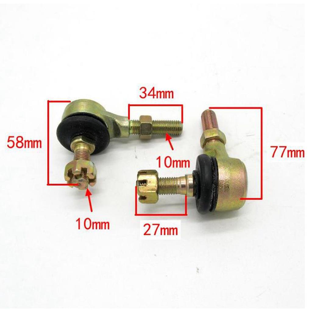 10mm  Tie Rod  Joiner 125cc Quad Dirt Bike ATV Buggy Go Kart