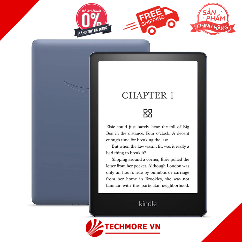 Máy đọc sách All New Kindle Paperwhite 5 11th Gen - Hàng nhập khẩu - 16GB-DENIM