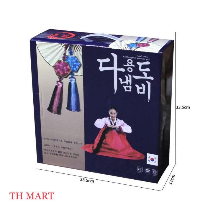 Chảo Chống Dính Siêu Bền Sâu Lòng Đá Coopia Hàn Quốc có nắp kính size 32cm