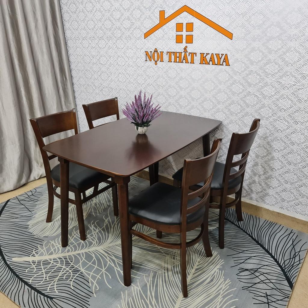 Bộ bàn Lunar 4 ghế Mostar 1m2 (Tự Nhiên)