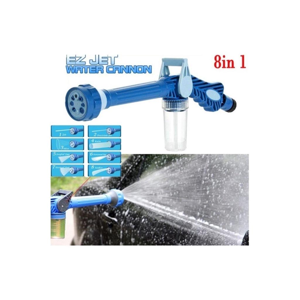 Đầu vòi xịt nước tăng áp 8 chế độ súng phun xịt nước vệ sinh xe máy