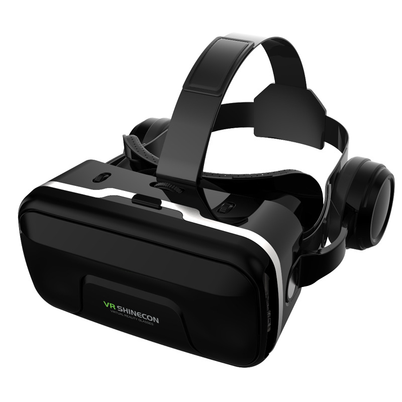 Kính thực tế ảo 3D VR Shinecon Vinetteam Phiên bản tai nghe Mũ bảo hiểm thực tế ảo 3D di động Màn hình lớn - D1613