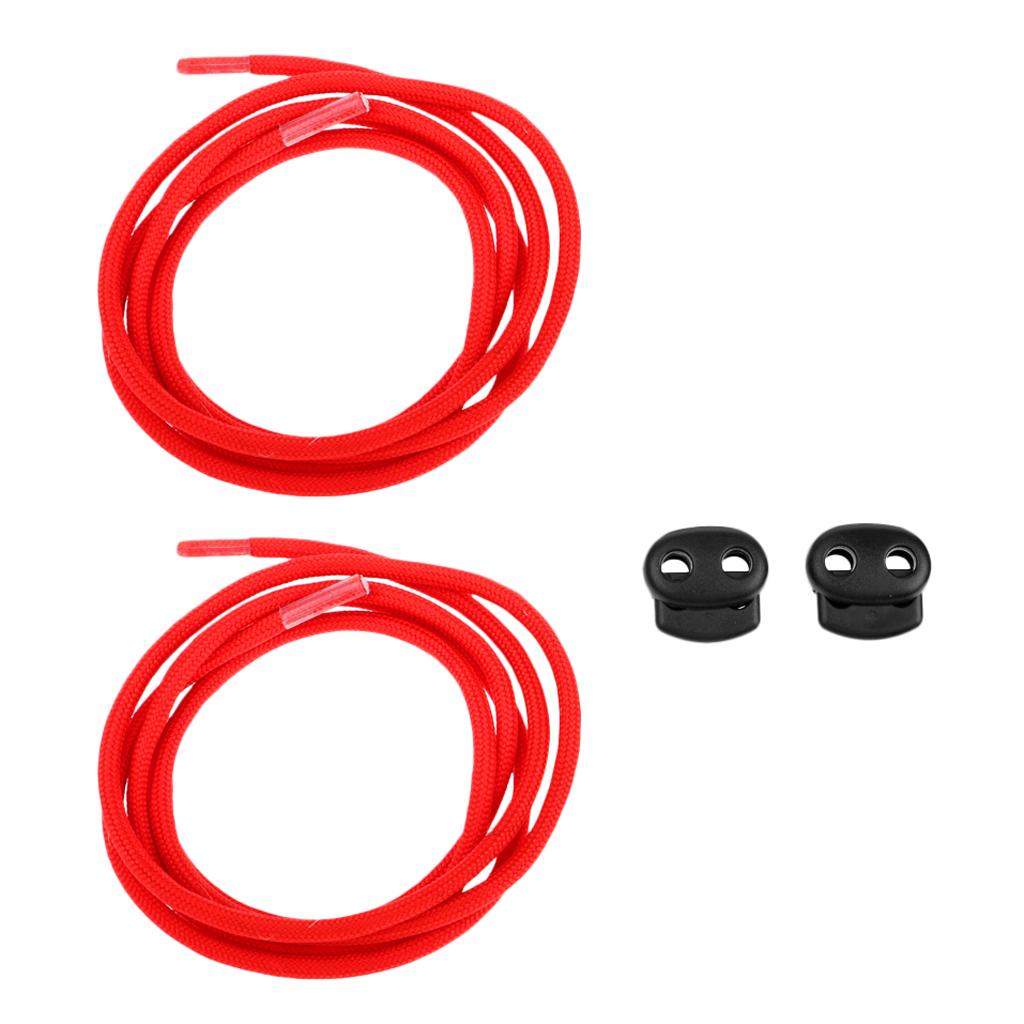 7-Strand Shoe Laces Shoelaces Fire Starter Emergency Survival Red