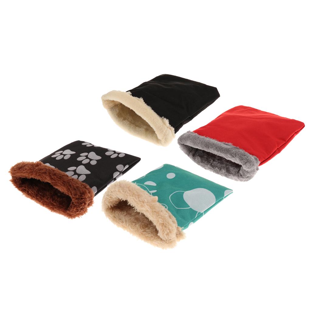 2Pcs Hamster Sleeping Bed House Small Animals Nest Sleeping Bags Bed S