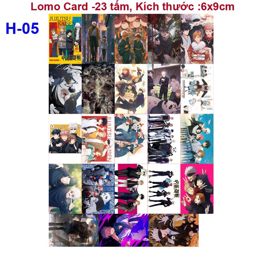 Ảnh card để ví JuJutsu kaisen 10-23 cái/ thẻ card anime Jujutsu kaisen