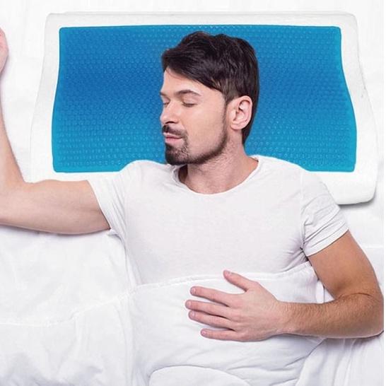 Gối Ngủ Cao Su Non Điều Hoà Cao Cấp Cho Người Đau Cổ Vai Gáy, Thoái Hoá Đốt Sống Cổ
