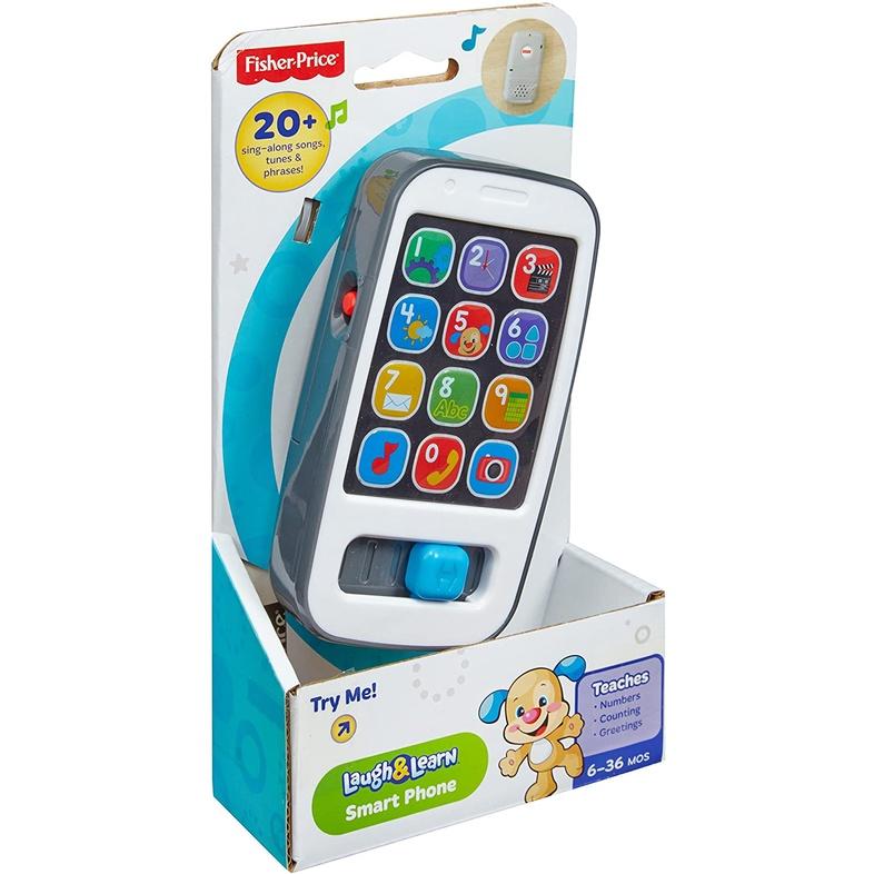 Điện thoại thông minh cho bé yêu bấm số, hơn 20 bản nhạc âm thanh (Fisher-Price Laugh &amp; Learn Smart Phone)
