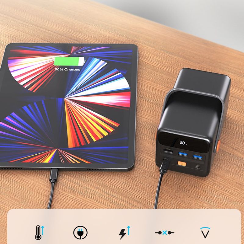 Pin sạc dự phòng Choetech B664 công suất 65W 50000mAh dung lượng siêu khủng  (hàng chính hãng)