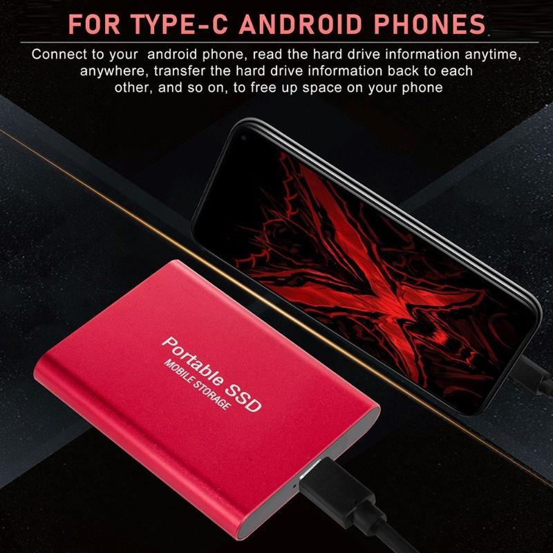 Ổ Cứng di động SSD 16TB/30TB ổ di động 4TB/8TB Usb 3.0 Loại-c HD ổ cứng ngoài 1TB/2TB