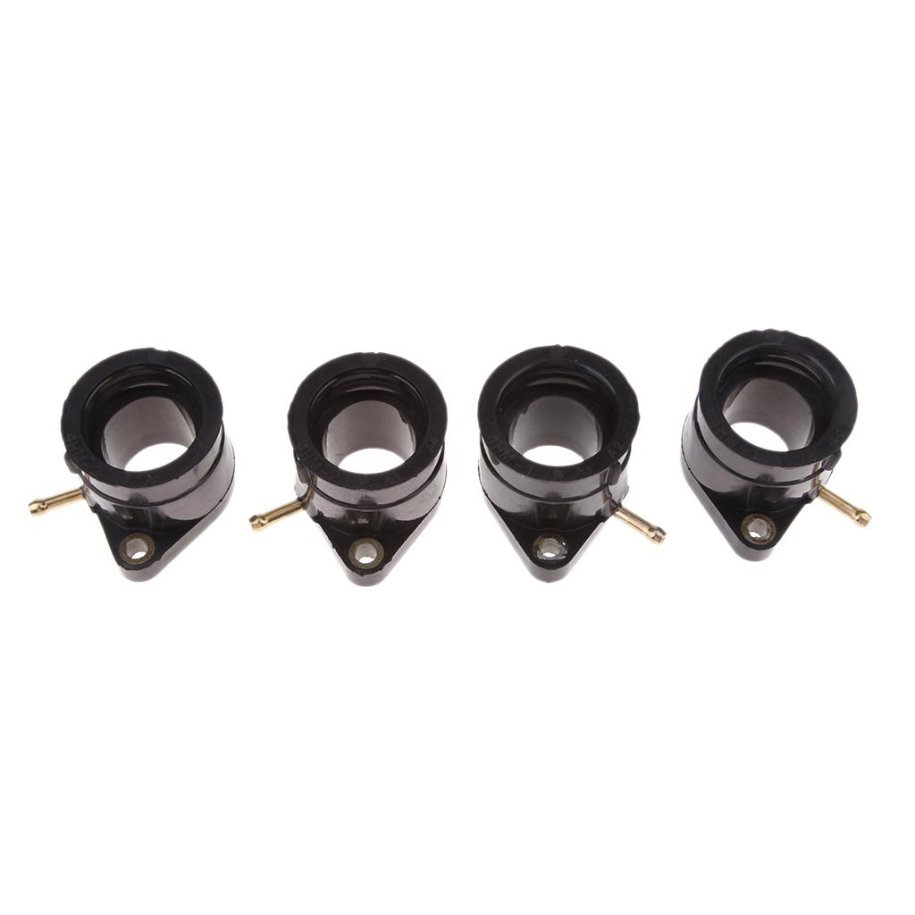 4x Intake Carburetor Adapter Interface Insulator Glue for Yamaha XJR400