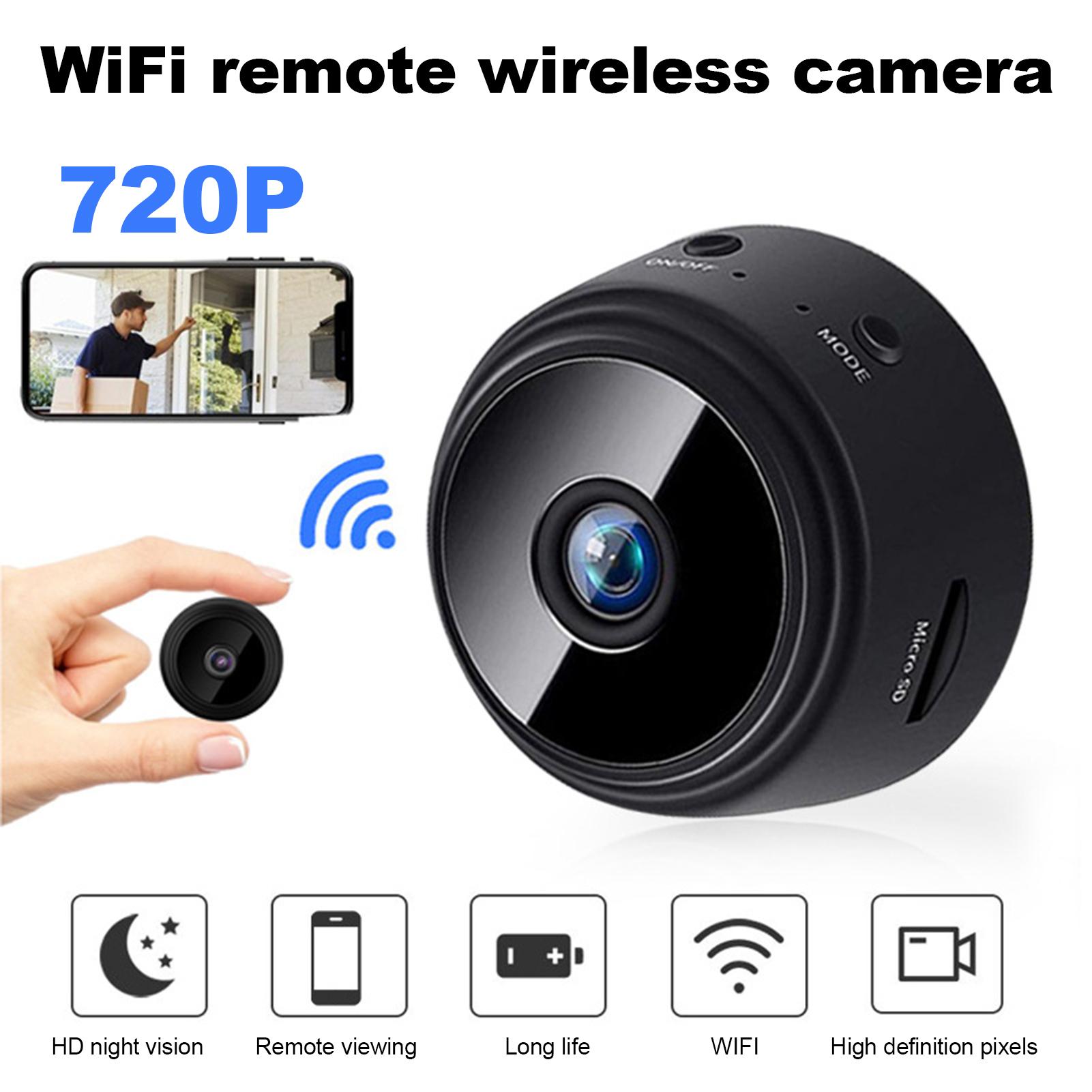 Mini HD 720P Wireless Hidden Camera,Home WiFi Remote Security Cameras,Smart Motion Detection ,Instant apprehension,