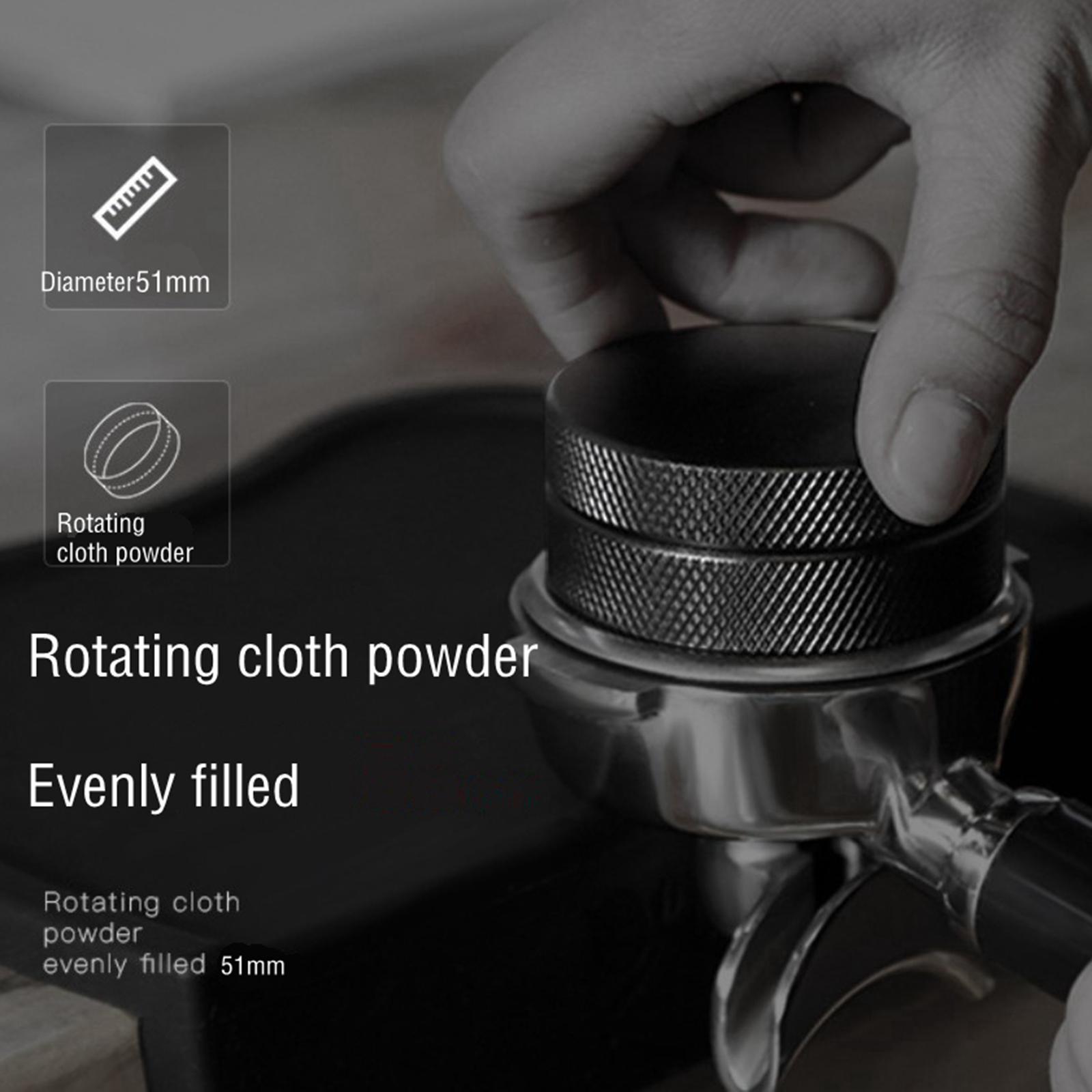 2pcs Coffee Distributor Leveler Hand Coffee Tamper Espresso Distribution Tool