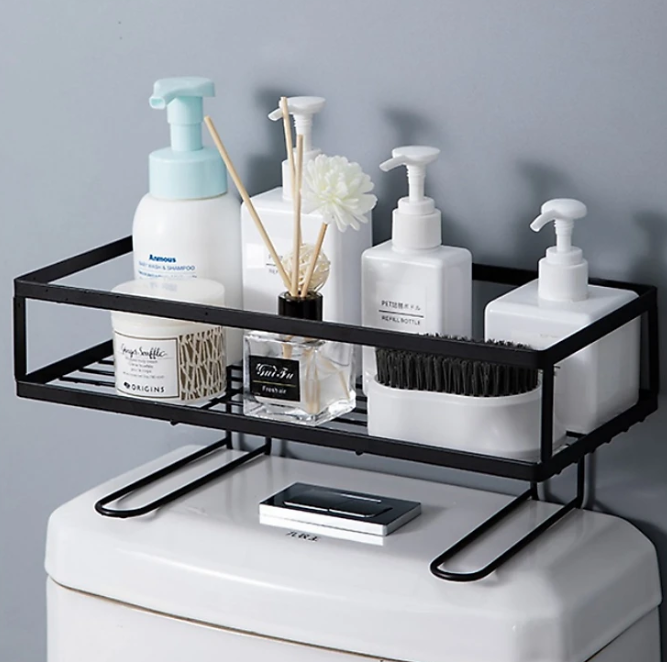 Kệ Để Đồ Toilet Thông Minh, Kệ Bồn Cầu, Nhà Vệ Sinh Tiện Lợi, Chất Liệu Sơn Tĩnh Điện - Chống Gỉ - Hàng Chính Hãng