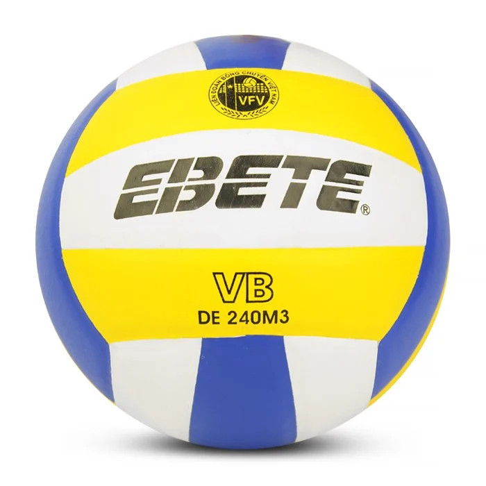 Quả bóng chuyền thi đấu, Bóng chuyền Động Lực Ebete DL 240M3 - Dungcusport tặng lưới + kim bơm