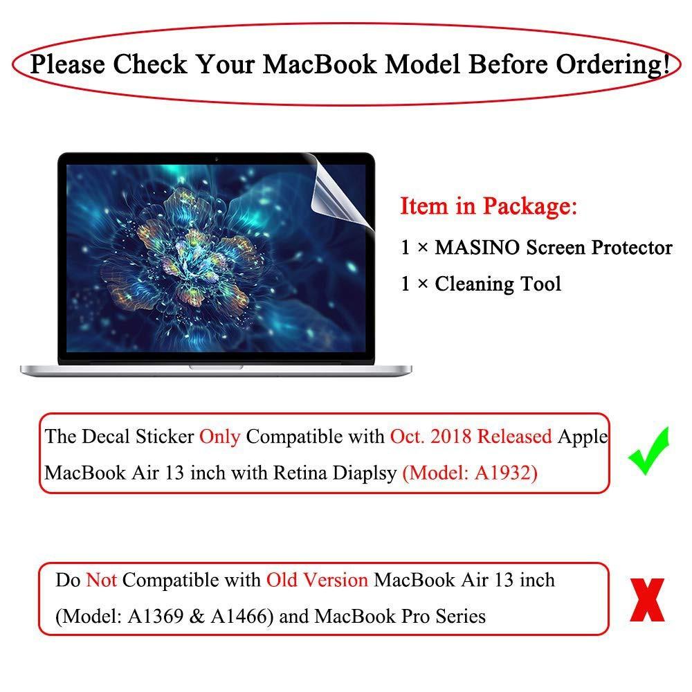  Miếng dán màn hình HD cho Macbook Air 13"(2018-2021) Model A1932, A2179 , A2337