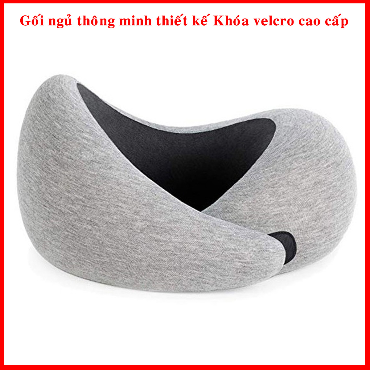 Gối Ngủ Du Lịch Chất Liệu Memory Foam Mật Độ Cao - Gối Ngủ Văn Phòng Thông Minh Cao Cấp Chính Hãng Dododios – Kèm Túi Vải Nhung Đựng Gối Ngủ Chữ U Văn Phòng