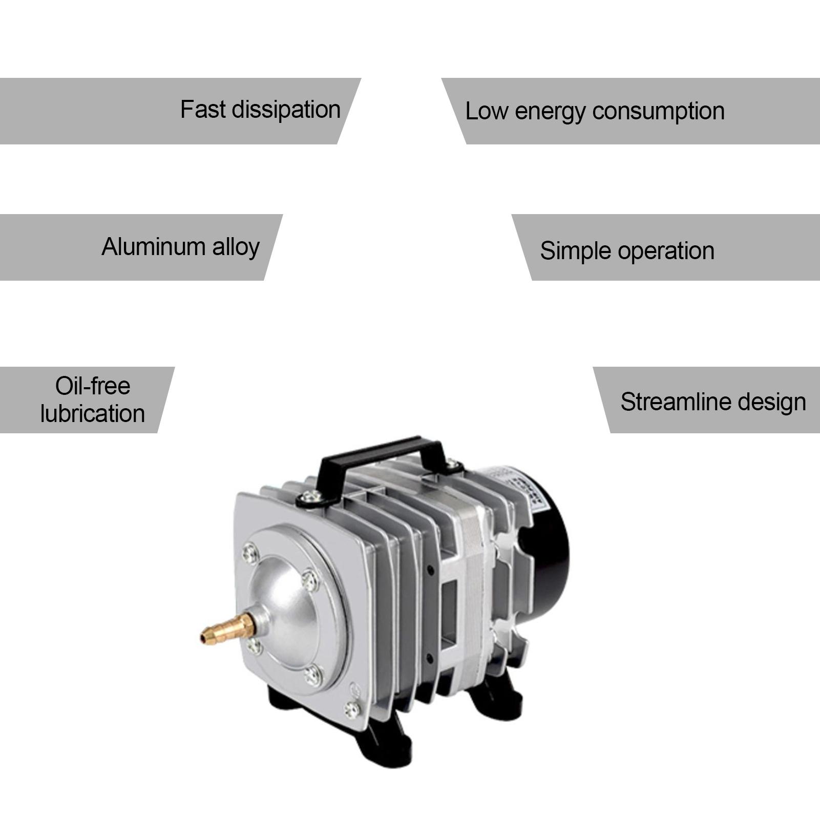 Máy bơm không khí bể cá, đài phun nước thủy canh, 6 van