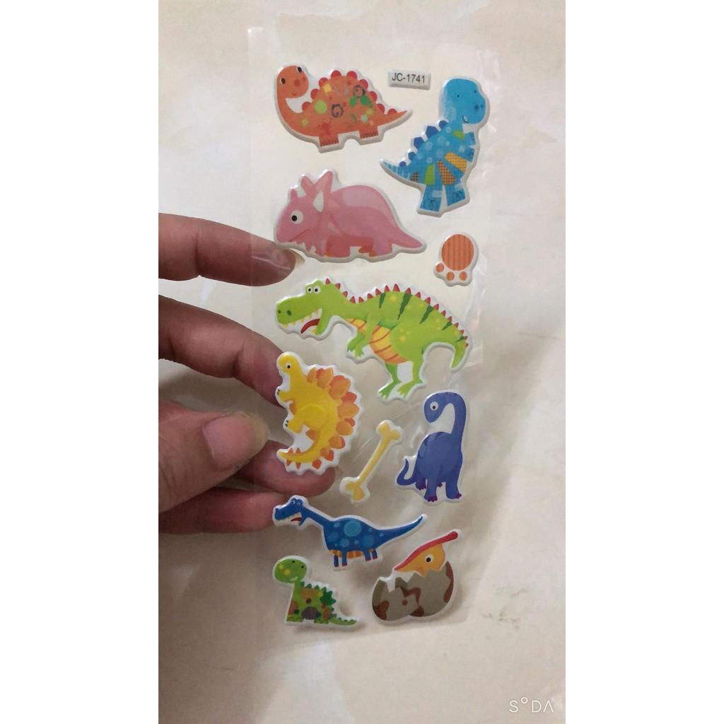 Sticker 3D Nổi Nhiều Mẫu ( Giao Hình Ngẫu Nhiên )