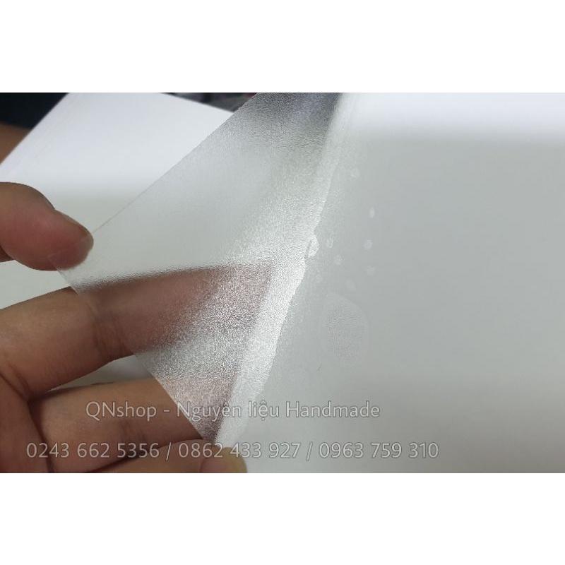 1 mét decal trong suốt, decal lụa mờ