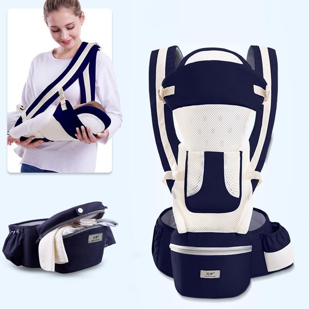 0-48M Công Thái Trước Mặt Đối Mặt Với Em Bé Trẻ Sơ Sinh Hipseat Carrier Mặt Trước Công Thái Kangaroo Quấn Bé Sling du Lịch