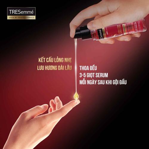 Serum Dưỡng Tóc TRESEMME Keratin Smooth Xịt Dưỡng tóc tạo kiểu Dầu Marula & Keratin Tóc Vào Nếp Bóng Mượt 97ml