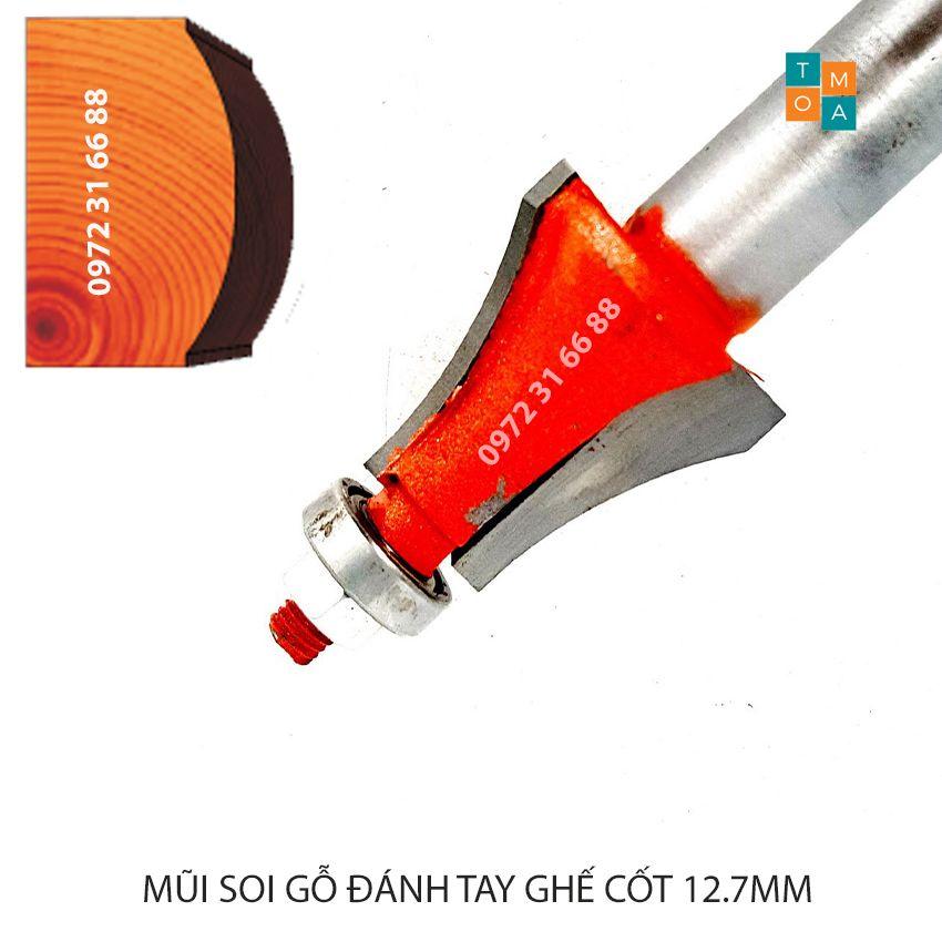 MŨI SOI GỖ - MŨI PHAY GỖ ĐÁNH TAY GHẾ 33MM CỐT 12.7MM - LÕM LÀI - MÁI TRAI HÀNG VIỆT NAM CHẤT LƯỢNG CAO