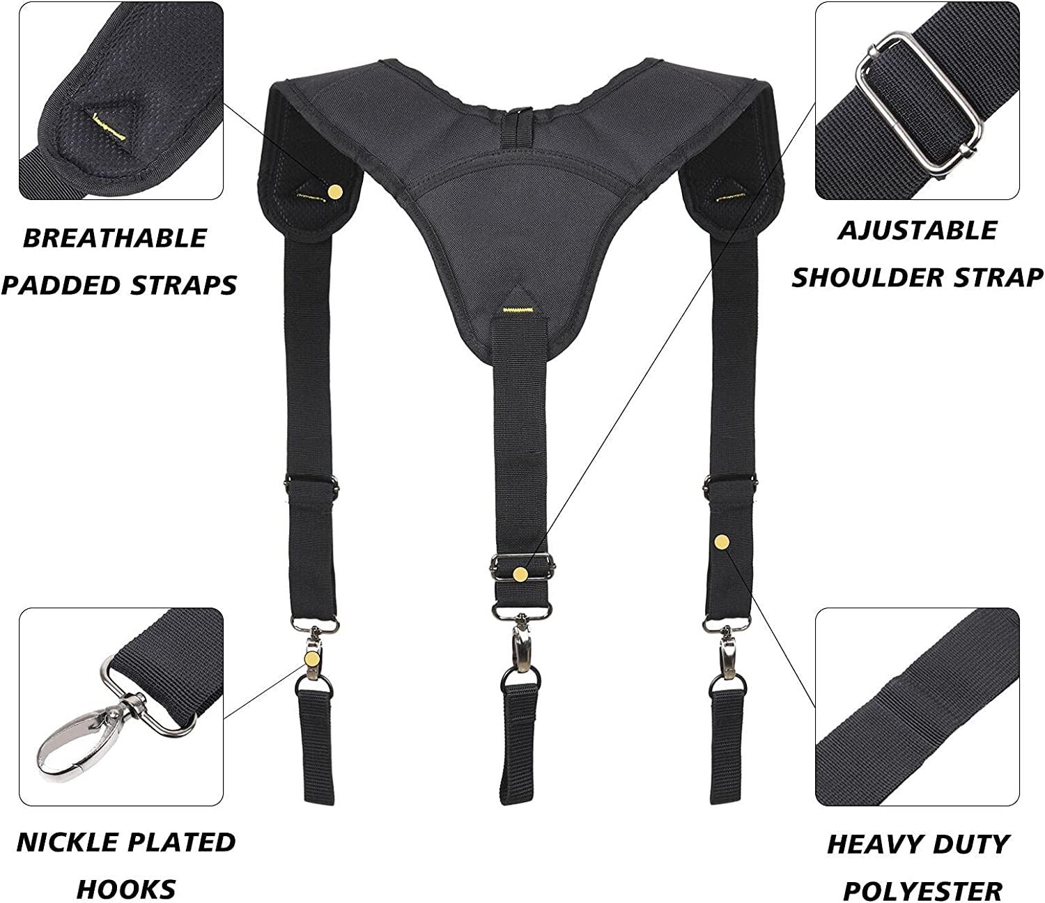 Móc treo 3 điểm có đệm điều chỉnh được dành cho công việc của thợ mộc và thợ điện