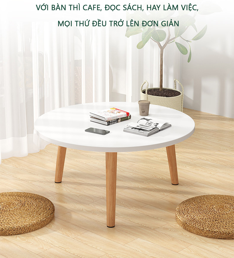 Bàn Trà Cafe, Bàn Trà Sofa Phong Cách Bắc Âu