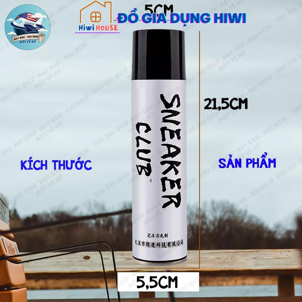 Chai xịt bọt tuyết làm sạch giày SNEAKER CLUB 300ml - Chai xịt bọt làm sạch chuyên cho giày Sneaker