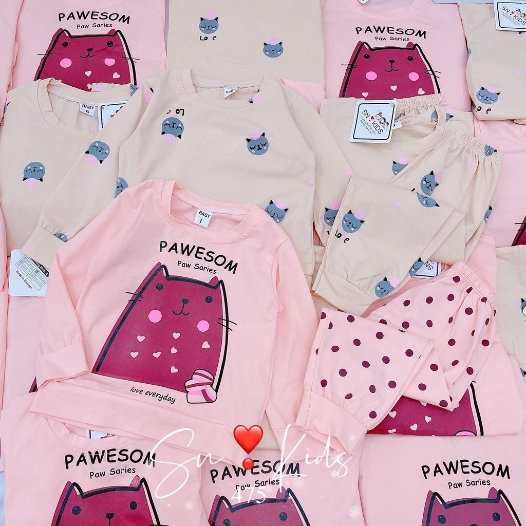 Bộ dài tay chất cotton cho bé