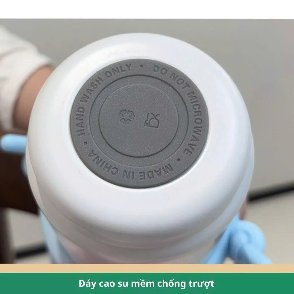 Bình Giữ Nhiệt Hoa Dễ Thương 700ML Inox 316 Cao Cấp – Kèm Ống Hút, Dây Đeo, Sticker &amp; Cọ Vệ Sinh - HÀNG CHÍNH HÃNG MINIIN