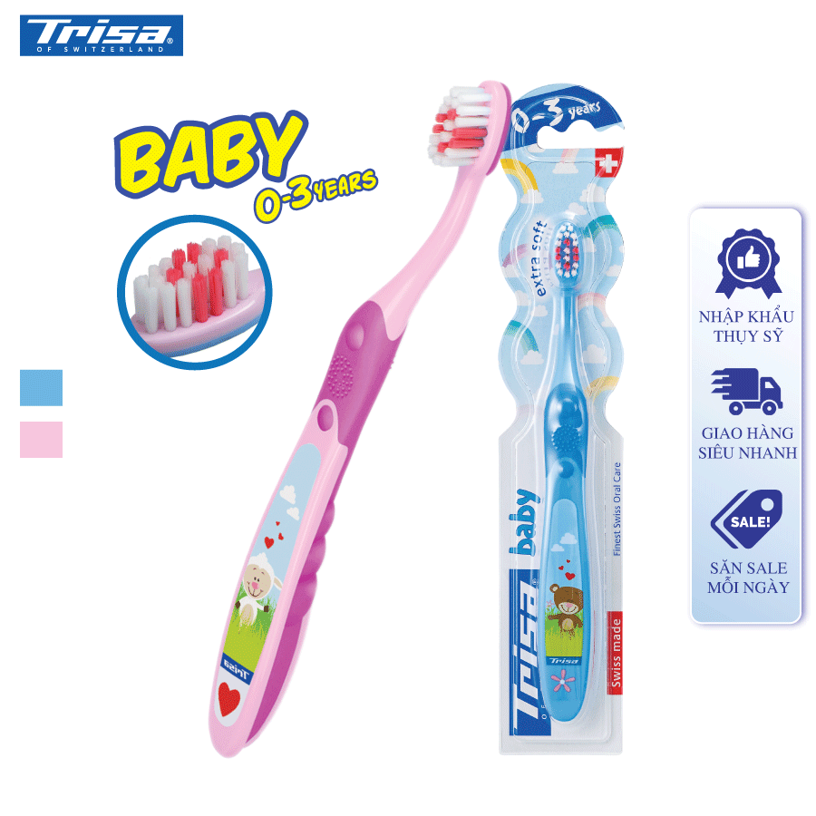 Bộ 2 Bàn Chải Trisa Baby