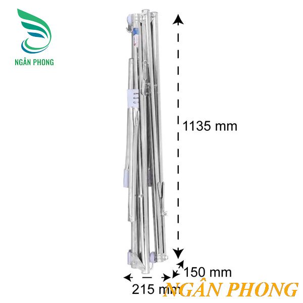 VÕNG XẾP DU LỊCH INOX 201-PHI 32-DÀY 0.7MM