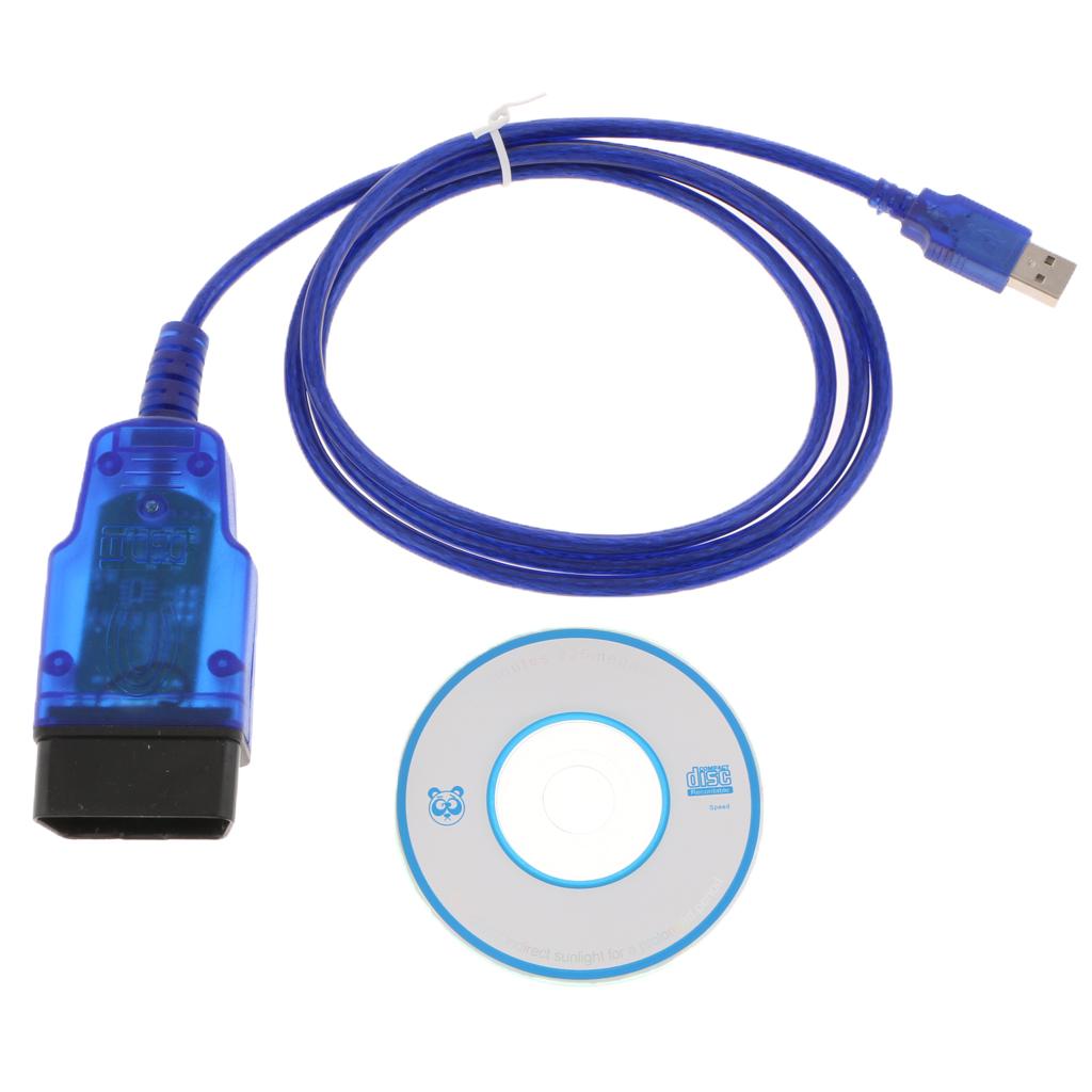VAG KKL USB Fiat Ecu Scan OBD OBD2 Diagnostic Scanner Cable Tool for Opel