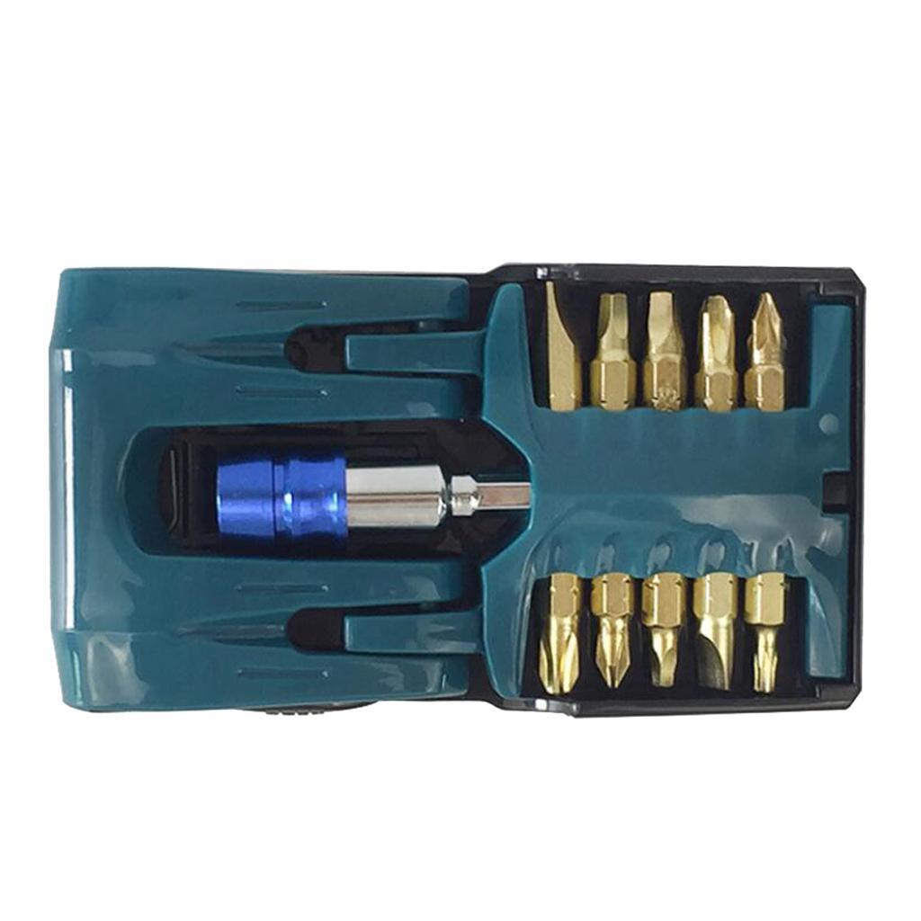 10pcs Hex Shank Security Bit with Extension Bit Precision Screwdriver Set