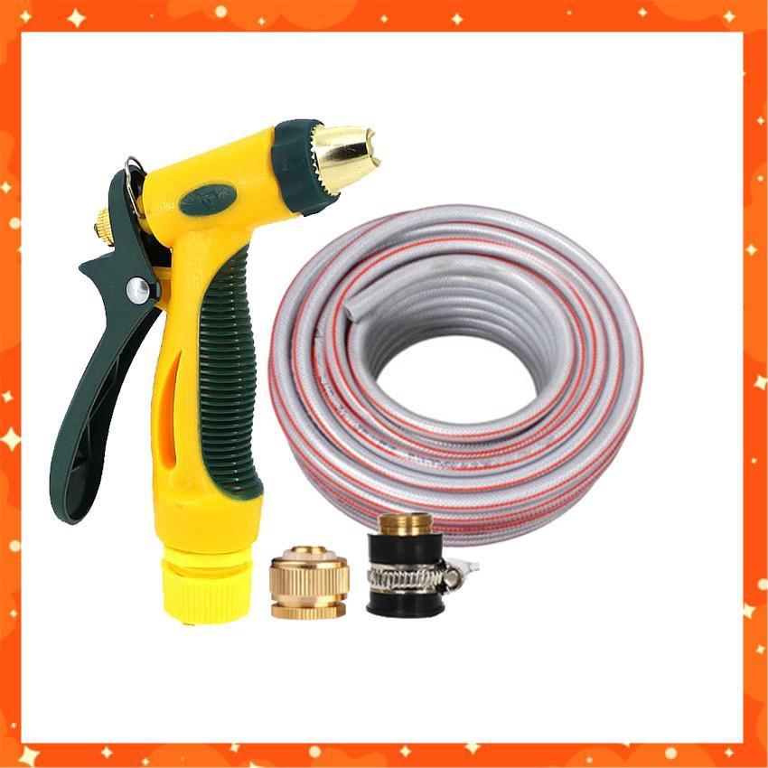 Bộ dây vòi xịt nước rửa xe, tưới cây tăng áp 3 lần,loại 20M 206317