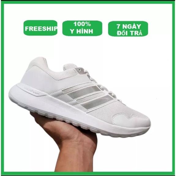 Giày thể thao, giày bata nam nữ màu trắng vải lưới thoáng khí