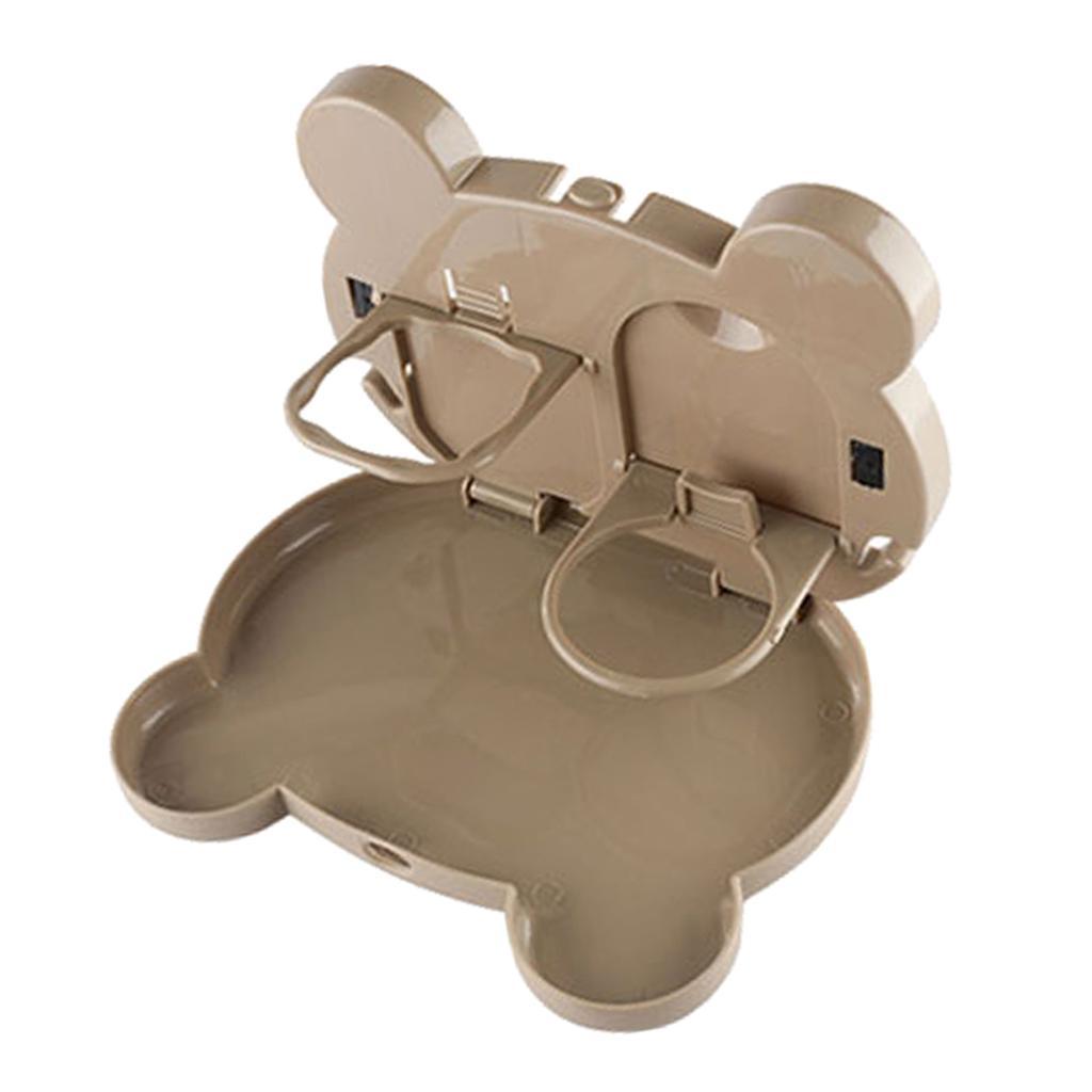 Car Folding Cup Food Meal Drink Bottle Holder Foldable Backseat Tray