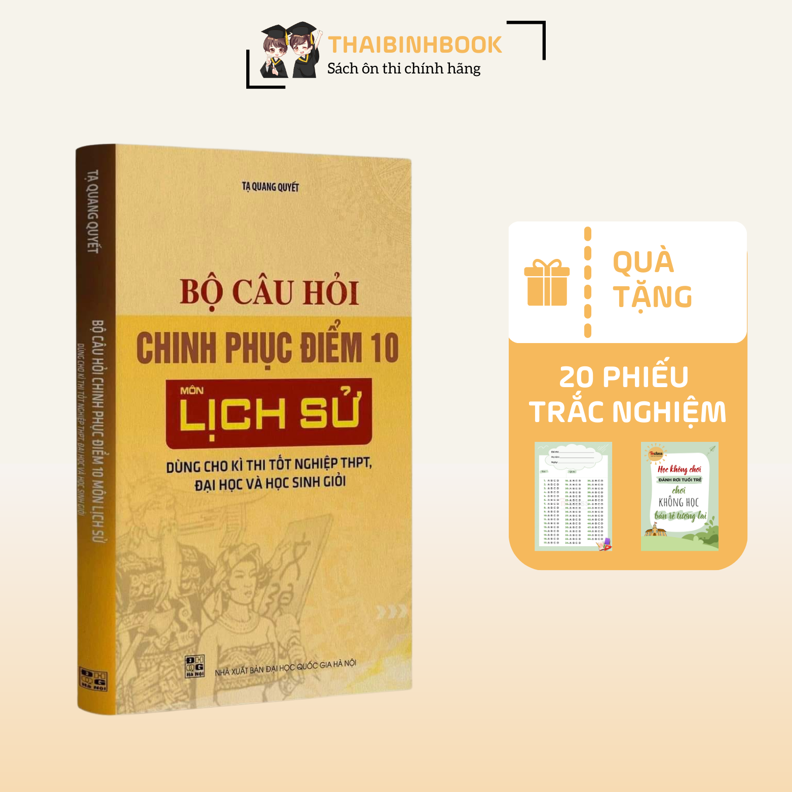 Bộ Câu Hỏi Chinh Phục Điểm 10 Môn Lịch Sử (Dành Cho Kì Thi THPTQG Và Ôn Thi HSG)