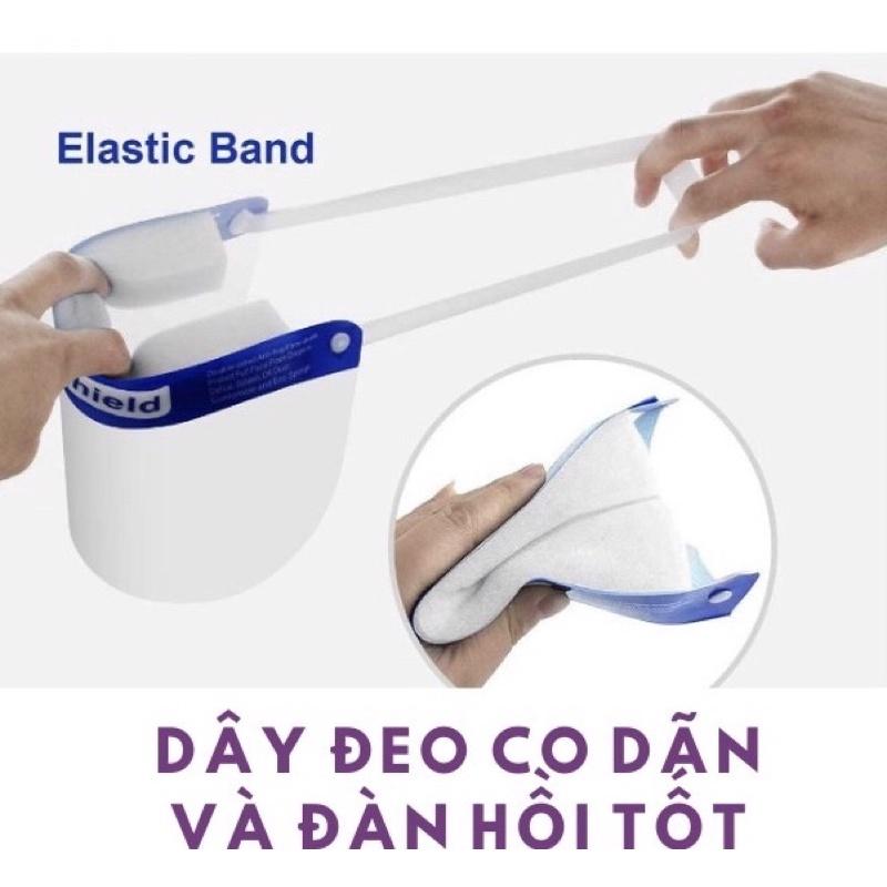 Kính che mặt trong suốt, kính bảo hộ chống bụi mịn và giọt bắn hiệu quả Face Shield
