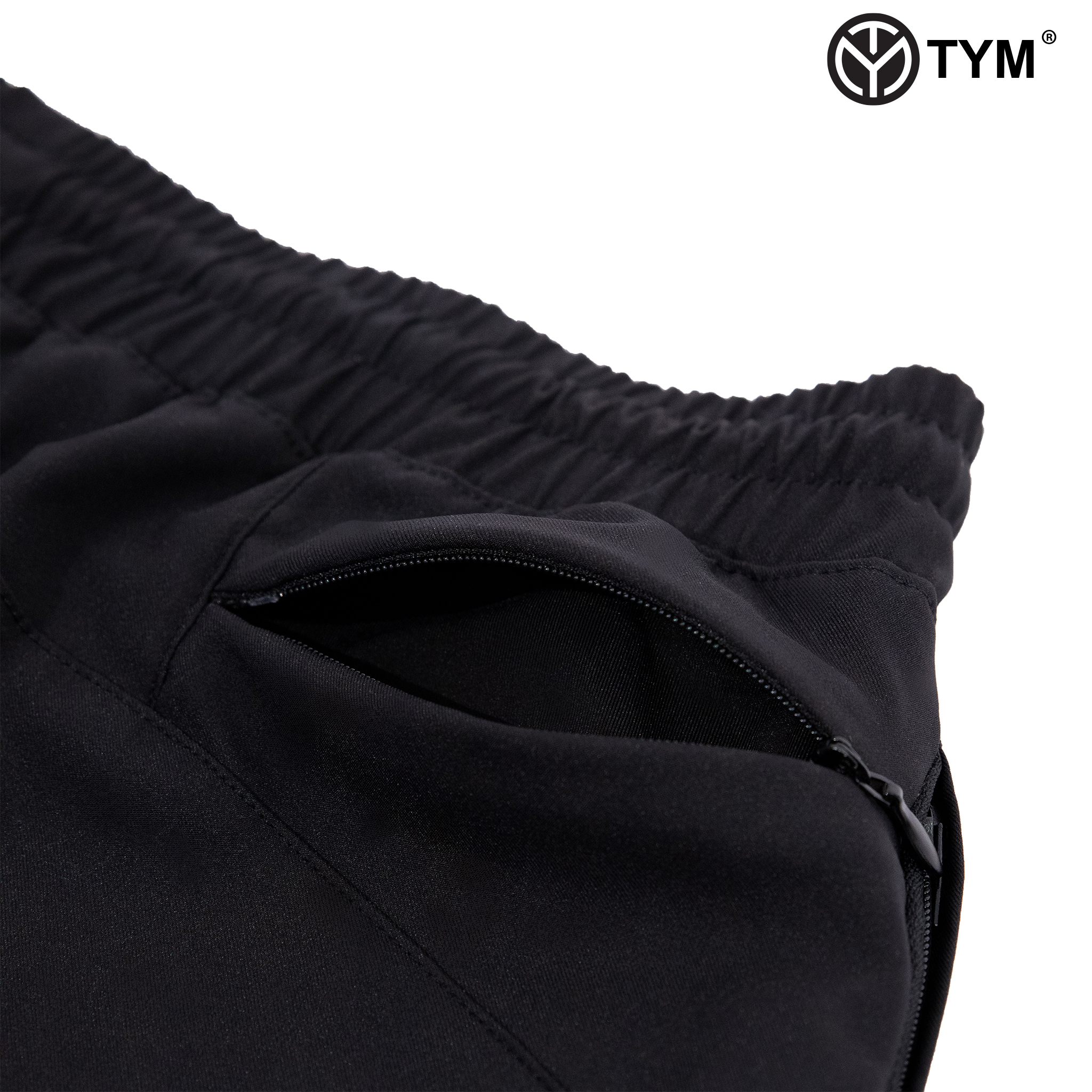 Quần tập Gym Thể Thao Nam 2 lớp TYM có 2 túi trước - vải CoolMax Mềm mại Thấm hút Co dãn tốt QMT003 - TYM FASHION