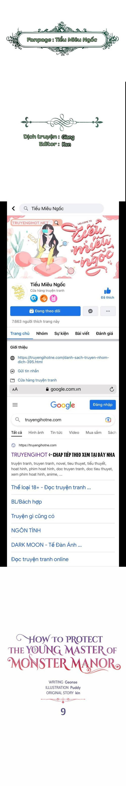 phương pháp bảo vệ anh ấy trong lãnh địa quái vật chapter 9 1