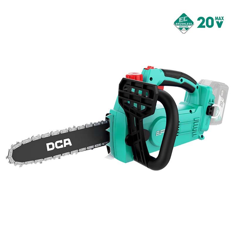 MÁY CƯA XÍCH CHỔI THAN DÙNG PIN DCA ADML250Z - HÀNG CHÍNH HÃNG