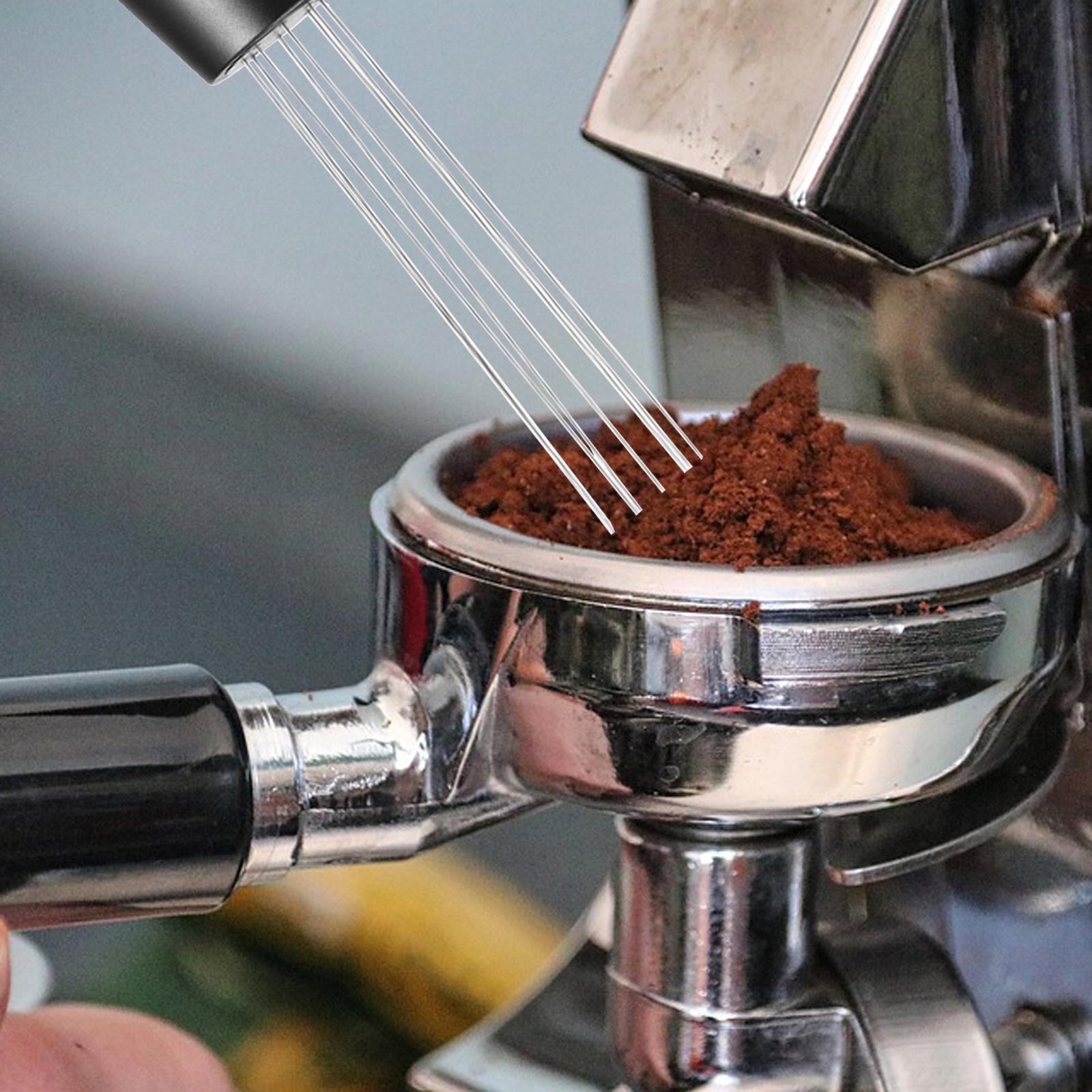 2pcs Needle Professional Coffee Tamper Distributor Coffee Leveler Tool