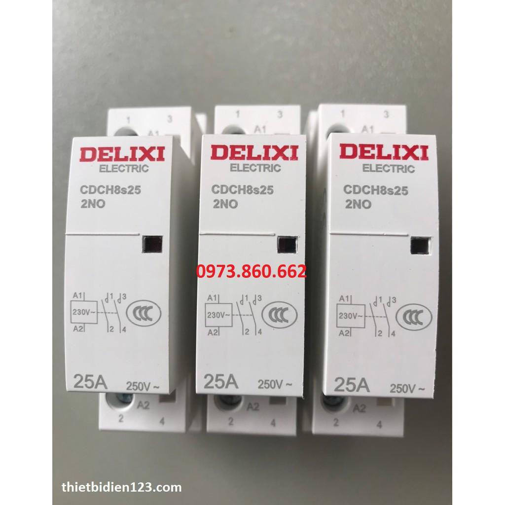 Khởi 1 pha DELIXI 25A - Contactor 1 Pha 25A loại tốt