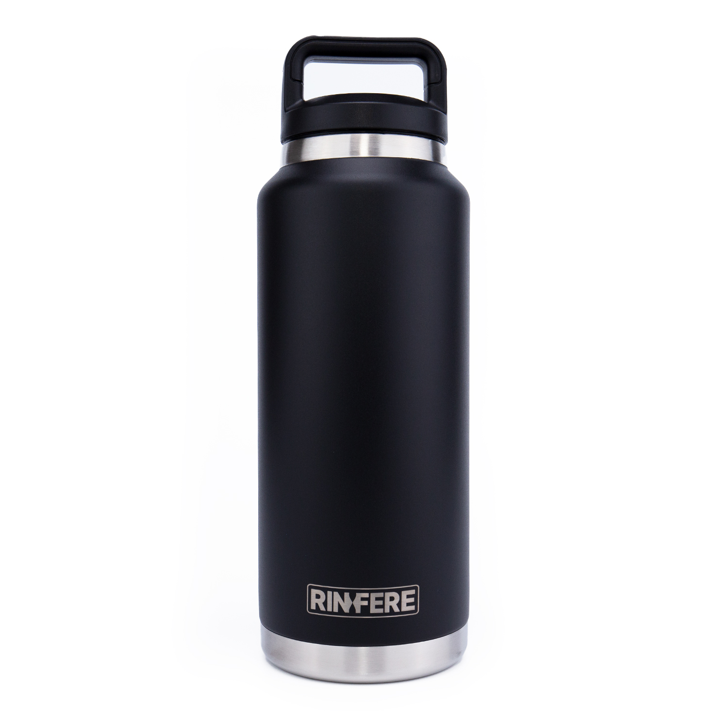Bình Giữ Nhiệt Rinfere, Với Nắp Tay Cầm 3 Ngón, Miệng Rộng (1065ml)